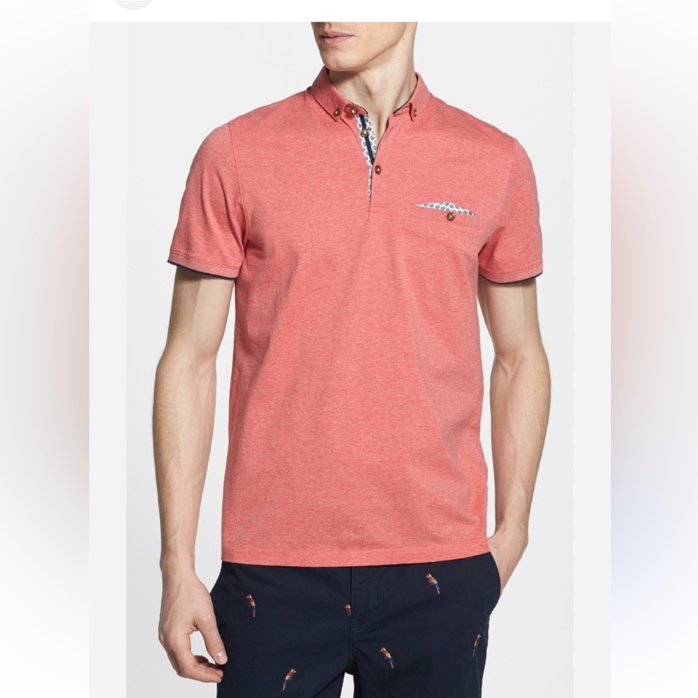 Ted Baker Coral Polo Shirt